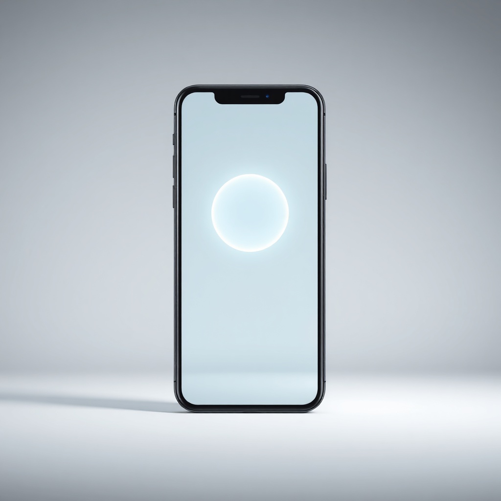 Bir akıllı telefon ekranında Warema mobil uygulaması